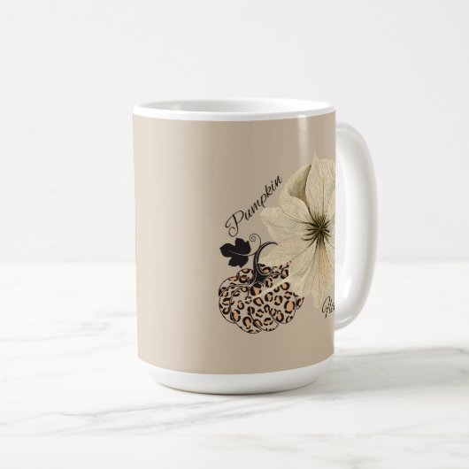 Pumpkin Fleur Kaffeetasse (VorderseiteRechts)
