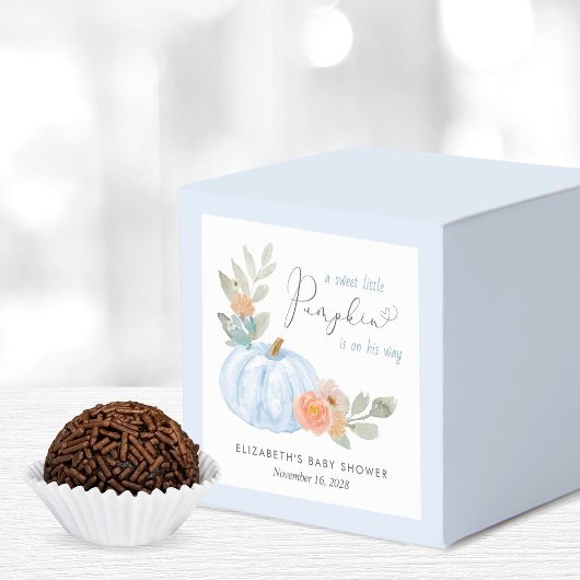 Pumpkin Floral Baby Boy Dusche Geschenkschachtel