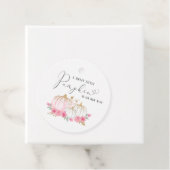 Pumpkin Floral Baby Girl Dusche Vielen Dank Geschenkanhänger (Beispiel)