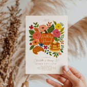 Pumpkin Floral Birthday Brunch Invitation Fall Einladung