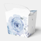 Pumpkin Floral Blue Lilac Baby Dusche Geschenkschachtel (Rückseite)