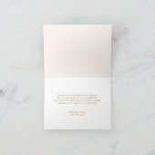 Pumpkin Floral Brautparty Danke Karte (Innenseite)