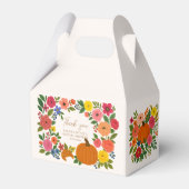 Pumpkin Floral Brautparty Fevor Boxes Geschenkschachtel (Vorderseite)