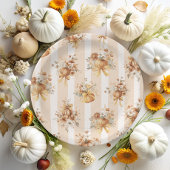 Pumpkin Floral Brautparty Pappteller