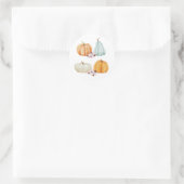 Pumpkin Floral Erntedank Fall Sticker (Tasche)