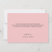 Pumpkin Floral, rustikale Dusche, Geburtstag Danke (Rückseite)