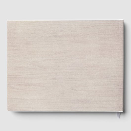 Pumpkin Floral Vase Rustische Hochzeit im Herbst Gästebuch (Rückseite)