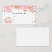 Pumpkin Floral Wie viele Candies in der Glas-Karte Begleitkarte (Vorne/Hinten)