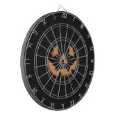 Pumpkin for Halloween in Black Dartscheibe (Vorderseite Links)