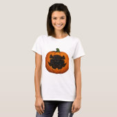 Pumpkin Full of Kittens - Cute Black Cat Halloween T-Shirt (Vorne ganz)
