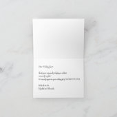 Pumpkin Fun / Erntedank Hochzeit Danke Karte (Innenseite)