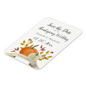 Pumpkin Fun/Erntedank Hochzeit /Save the Date Magnet (Linke Seite)