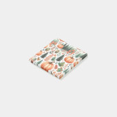 Pumpkin Fun Herbst Erntedank Orange Herbstlaub Post-it Klebezettel (angewinkelt)