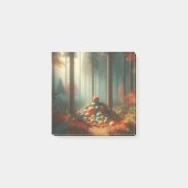 Pumpkin Fun Herbst Erntedank Orange Herbstlaub Post-it Klebezettel (Vorderseite)