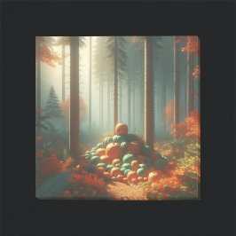 Pumpkin Fun Herbst Erntedank Orange Herbstlaub Post-it Klebezettel