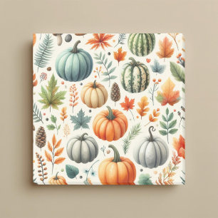 Pumpkin Fun Herbst Erntedank Orange Herbstlaub Post-it Klebezettel