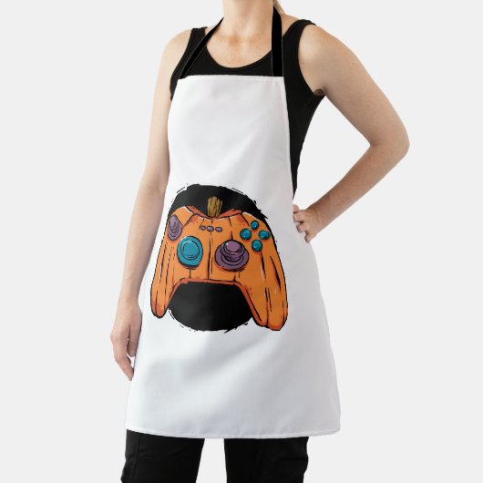 PUMPKIN GAMEPAD HALLOWEEN GAMING SCHÜRZE (InSitu)