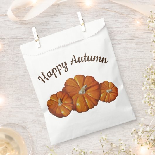 Pumpkin Gastgeschenk Bags Geschenktütchen (Ausgeschnitten)