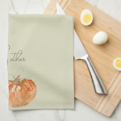 Pumpkin "Gather" Geschirrtuch (Viertel Falte)