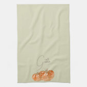 Pumpkin "Gather" Geschirrtuch (Vertikal)