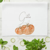 Pumpkin "Gather" Geschirrtuch (Gefaltet)