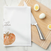 Pumpkin "Gather" Geschirrtuch (Viertel Falte)