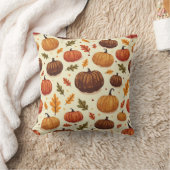 Pumpkin gemusterte Kissen (Decke)