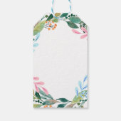 Pumpkin Gender Reveal Danke Geschenkanhänger (Rückseite)