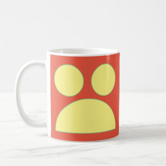 Pumpkin Geometry Kaffeetasse (Links)