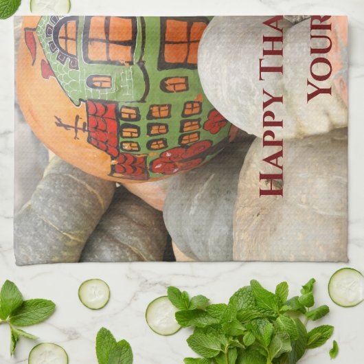 Pumpkin Geschirrtuch (Gefaltet)