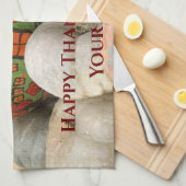 Pumpkin Geschirrtuch (Viertel Falte)