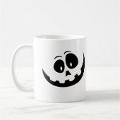 Pumpkin-Gesicht bestickt Kaffeetasse (Links)