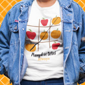 Pumpkin gewinnt immer Kürbis gegen Apfel-T - Shirt