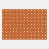 Pumpkin Gewürz 3 Koordiniert Herbst Herbst Geburts Geschenkpapier Set (Vorderseite 2)