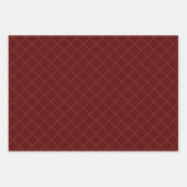 Pumpkin Gewürz 3 Koordiniert Herbst Herbst Geburts Geschenkpapier Set (Vorderseite 2)