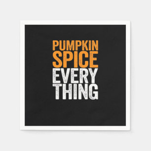 Pumpkin Gewürz Alles Fall Jahreszeit Halloween Ess Serviette
