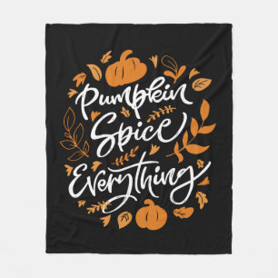 Pumpkin Gewürz alles Fleecedecke
