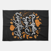 Pumpkin Gewürz alles Geschirrtuch (Horizontal)