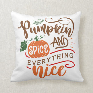 Pumpkin Gewürz & Alles Gute Fall Design Kissen