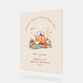 Pumpkin Gewürz & Alles Gute - Herbstfohlen Acrylschild (Winkel)