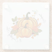 Pumpkin Gewürz & Alles Gute Untersetzer (Rückseite)