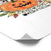 Pumpkin Gewürz Alles - Halloween Collection Poster (Ecke)