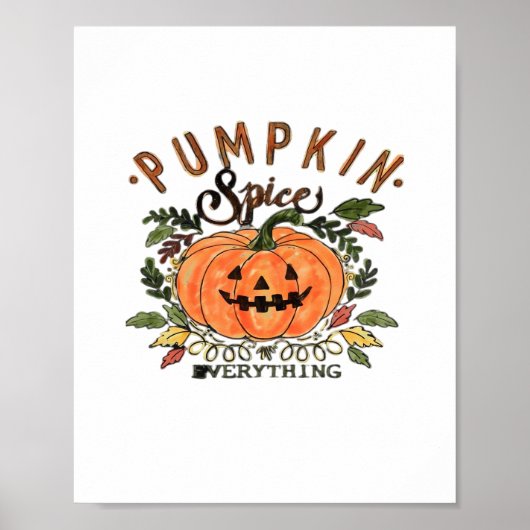 Pumpkin Gewürz Alles - Halloween Collection Poster (Vorne)