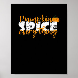 Pumpkin Gewürz Alles Halloween Funny Poster