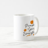 Pumpkin Gewürz alles Kaffeetasse (VorderseiteRechts)