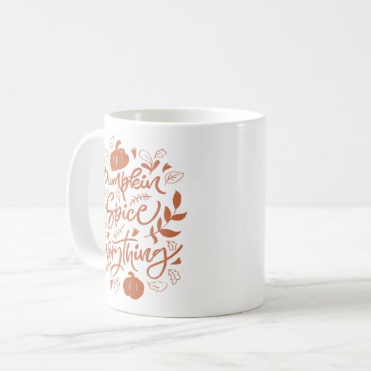 Pumpkin Gewürz alles Kaffeetasse (Vorderseite Links)