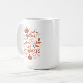 Pumpkin Gewürz alles Kaffeetasse (Vorderseite Links)