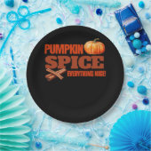 Pumpkin Gewürz Alles klassische Grunddesign Pappteller (Party)