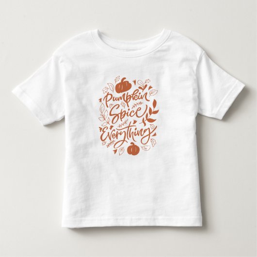 Pumpkin Gewürz alles Kleinkind T-shirt (Vorderseite)