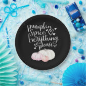 Pumpkin Gewürz Alles lockige Halloween Pappteller (Party)